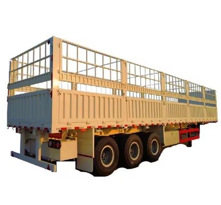 Semirremolque para el transporte de 60-100 toneladas de materiales de construcción y solicitud del cliente