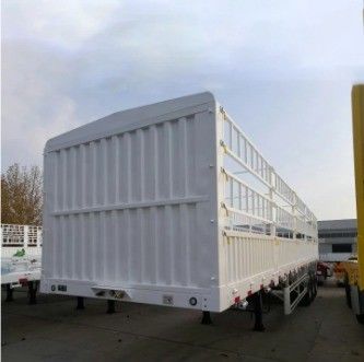 Semirremolque para el transporte de 60-100 toneladas de materiales de construcción y solicitud del cliente