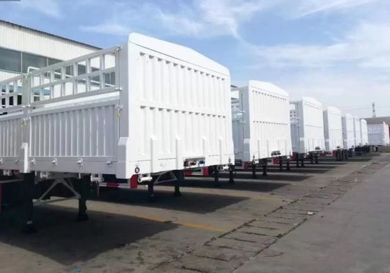 Semirremolque para el transporte de 60-100 toneladas de materiales de construcción y solicitud del cliente