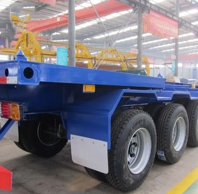 Tractor de aterrizaje de carga pesada Tri-Eje 20ft 40ft 45ft 48ft Contenedor Esqueleto Semirremolque