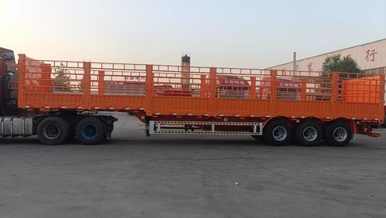 Vehículo de carga de 3 ejes FUWA Pared lateral abierta