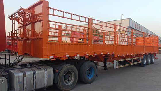 Vehículo de carga de 3 ejes FUWA Pared lateral abierta