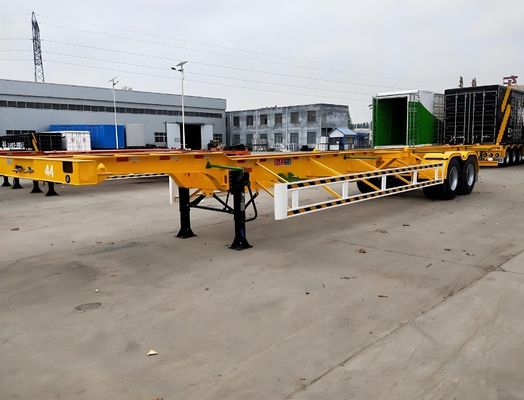 Contenedor de carga útil de 50 toneladas que transporta 2/3/4 de eje remolque de camión esqueleto semirremolque