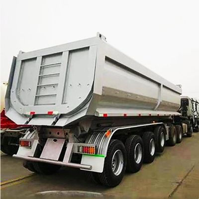 Wosheng 3 Ejes 930*250*345M Semirremolque para el transporte de mineral 2024 Semi-remolque de descarga