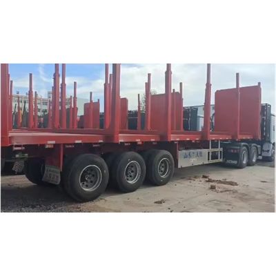 4 Ejes WS Transporte de madera de troncos Semirremolque para el transporte de carga de madera