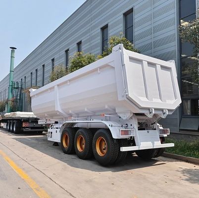 2 &quot; 50 mm o 3,5 &quot; 90 mm JOST Semi remolque de inclinación para el transporte de material de acero de arena de piedra