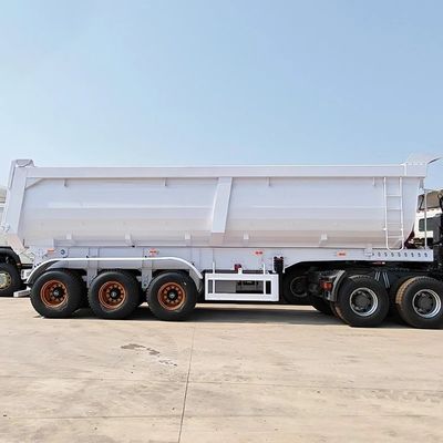 2 &quot; 50 mm o 3,5 &quot; 90 mm JOST Semi remolque de inclinación para el transporte de material de acero de arena de piedra