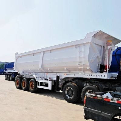 2 &quot; 50 mm o 3,5 &quot; 90 mm JOST Semi remolque de inclinación para el transporte de material de acero de arena de piedra