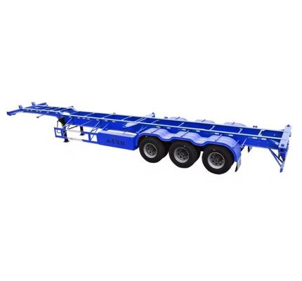 Transporte de contenedores 2 3 4 5 Semirremolque esqueleto de eje para carga útil máxima 50000 kg