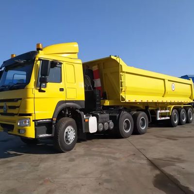 60-100 toneladas de camión de descarga de tipo U para la solicitud del cliente 9800x2500x3500mm Venta