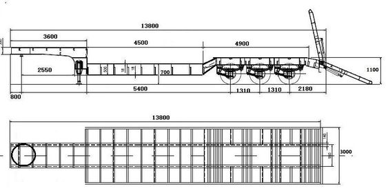 SAF/FUWA/BPW/WOSHENG Semirremolque de 4 ejes extensible para el transporte de madera y acero