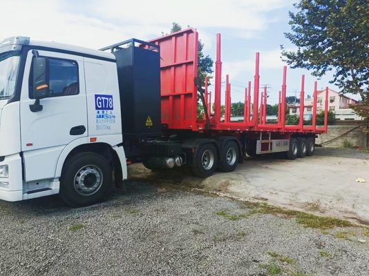 12.00R22.5 Pneumático Multi- 3 Ejes 4 Ejes 5 Ejes Transporte de troncos de madera Semirremolque de madera plana