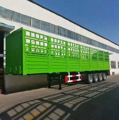 Semi-remolque de 28 t con cerca lateral de 3 ejes WS para el transporte de animales