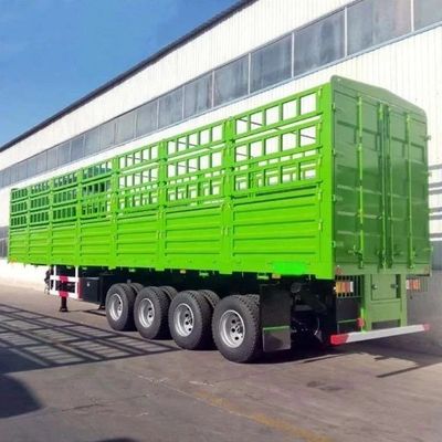 Semi-remolque de 28 t con cerca lateral de 3 ejes WS para el transporte de animales
