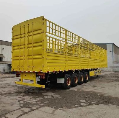 Semi-remolque de 28 t con cerca lateral de 3 ejes WS para el transporte de animales