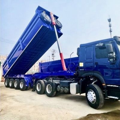 Petición del cliente 100 toneladas de remolque trasero para un transporte duradero y seguro