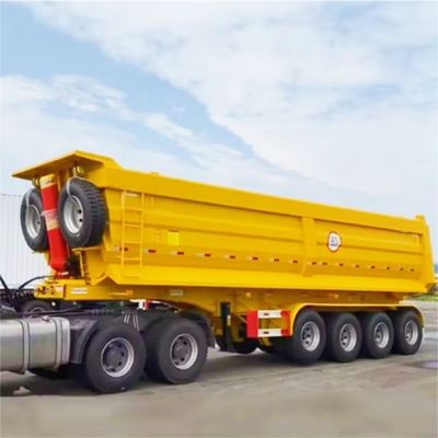 Petición del cliente 100 toneladas de remolque trasero para un transporte duradero y seguro