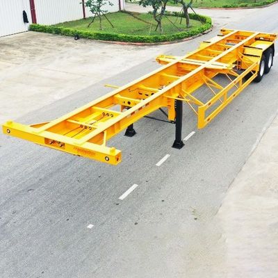 20ft 40ft 45ft 53ft Contenedor Esqueleto Semirremolque para Nigeria Camión Multifunción