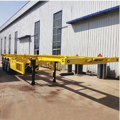 20ft 40ft 45ft 53ft Contenedor Esqueleto Semirremolque para Nigeria Camión Multifunción