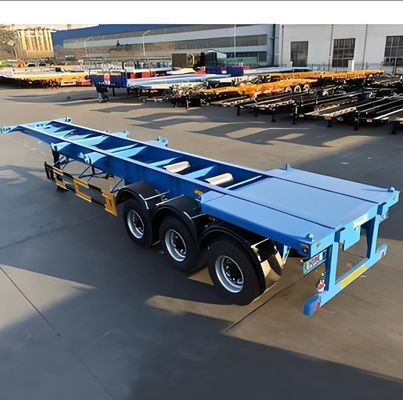 20ft 40ft 45ft 53ft Contenedor Esqueleto Semirremolque para Nigeria Camión Multifunción