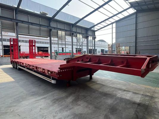 Semirremolque de baja capacidad de 60-120 toneladas con buena capacidad y 3-5 ejes