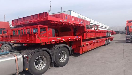 Semirremolque de baja capacidad de 60-120 toneladas con buena capacidad y 3-5 ejes