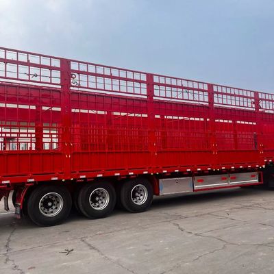 Semiremolque de 28 t de engranaje de aterrizaje pesado para el transporte instantáneo de carga animal