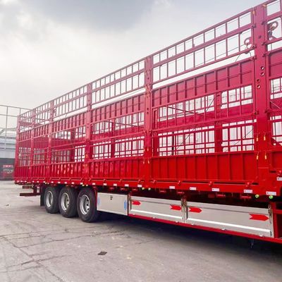 Semiremolque de 28 t de engranaje de aterrizaje pesado para el transporte instantáneo de carga animal