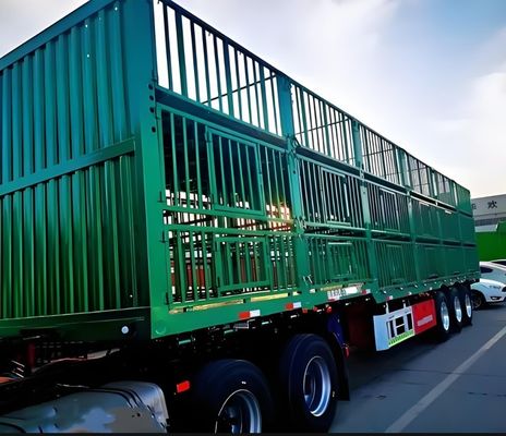 -Spot Semirremolque Ganado Ovejas Caballos Transporte Remolque de cerca de carga de alta resistencia