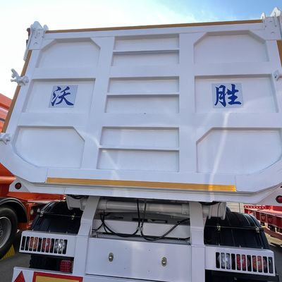 Semirremolque de 3 ejes de 10 metros en forma de U para el transporte de grano de piedra arenisca