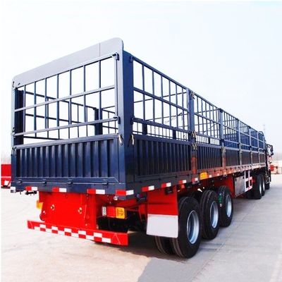 Semiremolque de acero personalizable para el transporte flexible y conveniente de carga animal