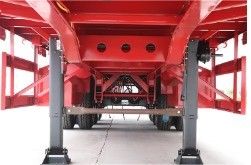 20ft 40ft Contenedor remolque 2 Eje 3 Eje 40T Esqueleto Semirremolque 12400x2500x1550mm