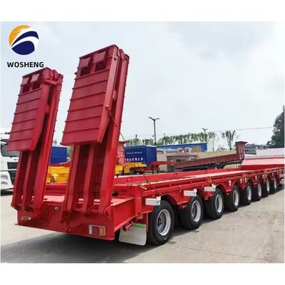 Semi remolque Lowboy para camiones de alta capacidad de 150 toneladas