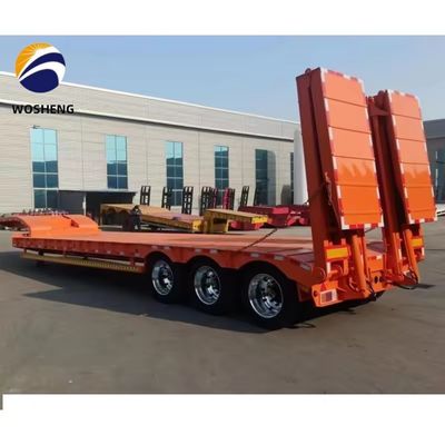 Semi remolque Lowboy para camiones de alta capacidad de 150 toneladas