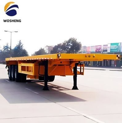 Carga útil máxima de 100 toneladas Semirremolque ideal para el transporte de contenedores de 20 pies 45 pies 40