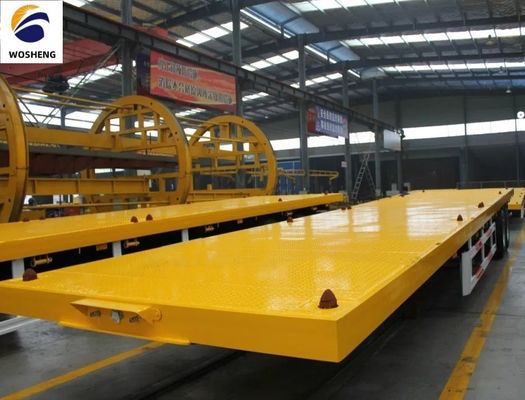 Carga útil máxima de 100 toneladas Semirremolque ideal para el transporte de contenedores de 20 pies 45 pies 40