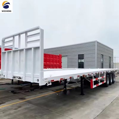 Carga útil máxima de 100 toneladas Semirremolque ideal para el transporte de contenedores de 20 pies 45 pies 40
