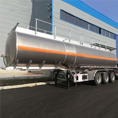 El tren de aterrizaje estándar de 28 toneladas Wosheng semirremolque para tanque de aceite/agua/leche/gasolina