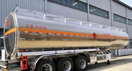 El tren de aterrizaje estándar de 28 toneladas Wosheng semirremolque para tanque de aceite/agua/leche/gasolina