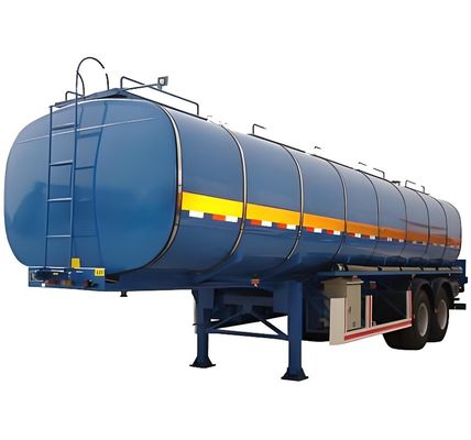 40000-75000 litros de combustible o tanque de petróleo Semi-remolque con peso de tarea 9800kgs