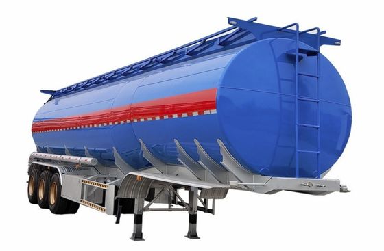 3 Ejes de acero inoxidable 50000 litros Cisterna de petróleo Semirremolque para transporte de gran volumen