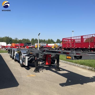Transporte de contenedores Esqueleto Vehículo Esqueleto Semichasis para remolque de contenedores de 50 t