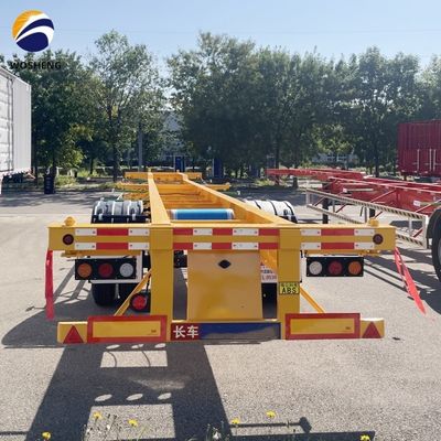1/2 Ejes 20 pies 40 pies 45 pies Esqueleto de acero Semirremolque Transporte de contenedores
