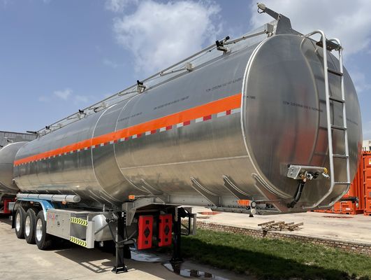 WS Shandong personalizar 55cbm camión de combustible remolque en África con carga útil máxima de 60 toneladas