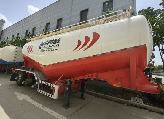 Tanque Semi remolque de aluminio a granel personalizable Cemento neumático para la función de camión