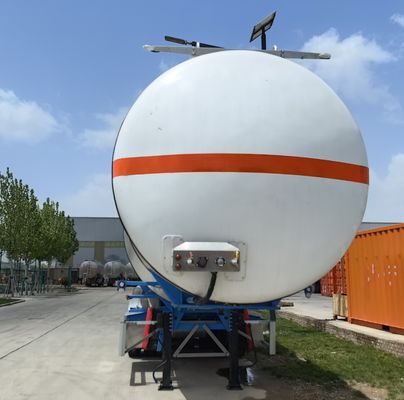 Tanque Semi remolque de aluminio a granel personalizable Cemento neumático para la función de camión