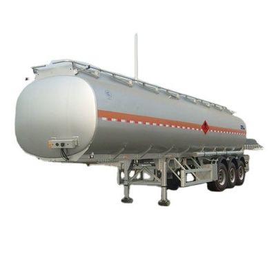 Transporte de combustible de eje estándar de aceite de personalización de 3 ejes de aleación de aluminio tanque semirremolque