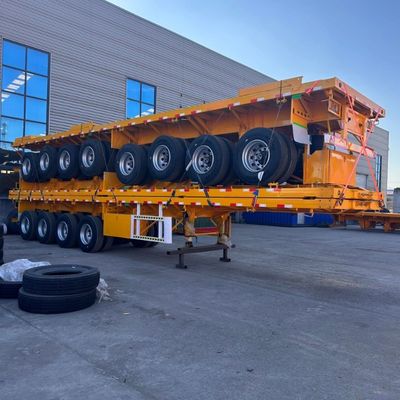 Semirremolque Q345b para el transporte de 50 a 70 toneladas de carga 12500x2500x1600-3100 mm