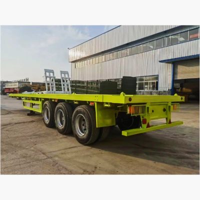 Semirremolque Q345b para el transporte de 50 a 70 toneladas de carga 12500x2500x1600-3100 mm