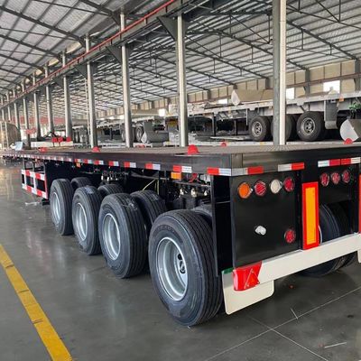 Semirremolque Q345b para el transporte de 50 a 70 toneladas de carga 12500x2500x1600-3100 mm